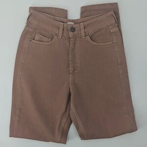 DAVID NAMAN Nadege High Waisted Ankle Jeans